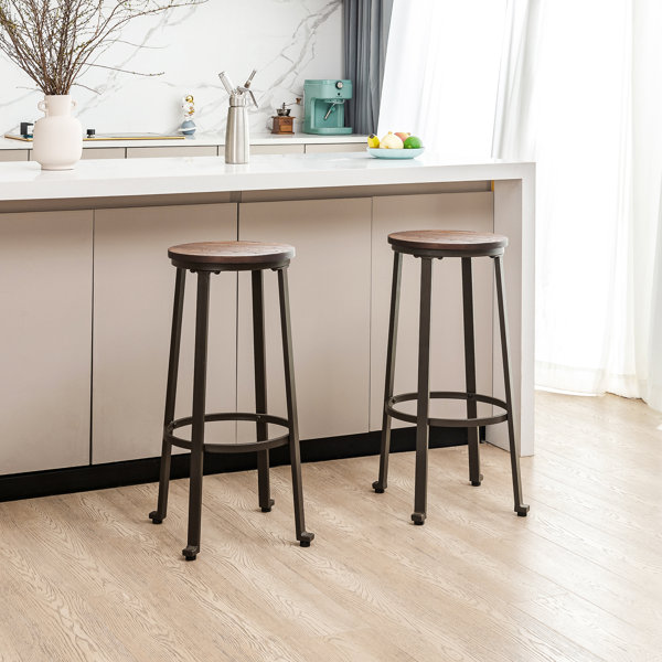 Saleh solid wood bar & counter stool williston deals forge